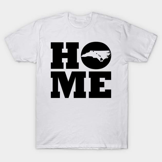 North Carolina and Hawai'i HOME Roots by Hawaii Nei All Day T-Shirt by hawaiineiallday